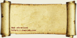 Isak Hajdeman vizit kartica